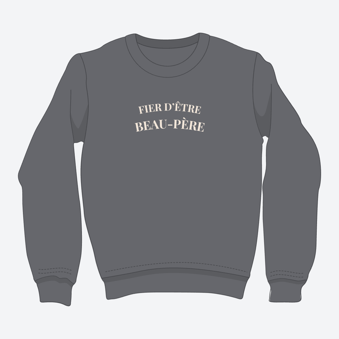 Crewneck - Beau-pere - Minimaliste *formulation masculine*