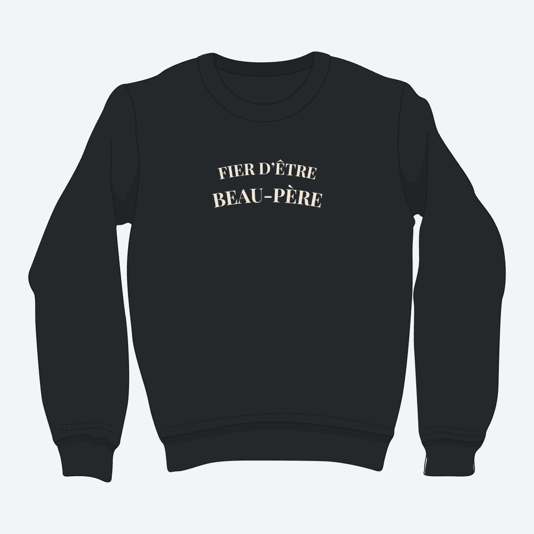 Crewneck - Beau-pere - Minimaliste *formulation masculine*