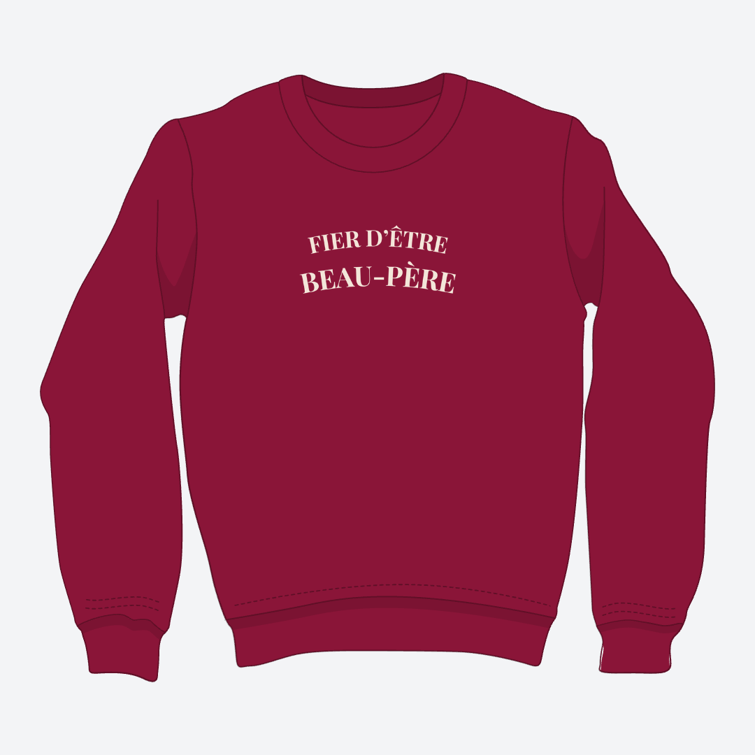 Crewneck - Beau-pere - Minimaliste *formulation masculine*
