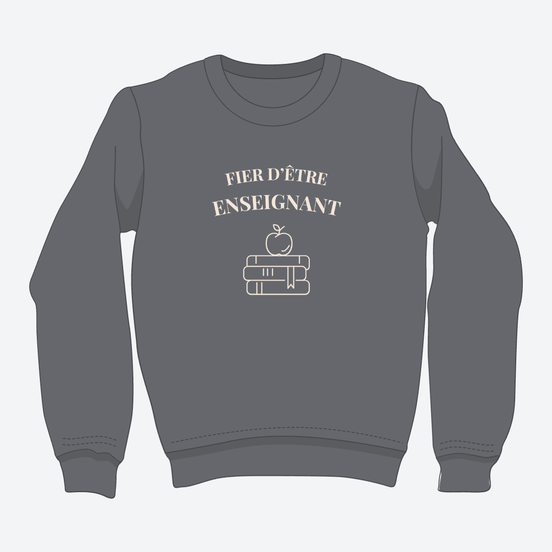 Crewneck - Enseignant - Image2 *formulation masculine*
