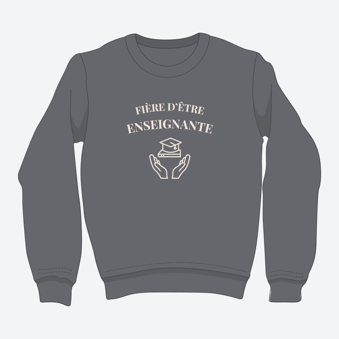 Crewneck - Enseignante - Image1 *formulation feminine*