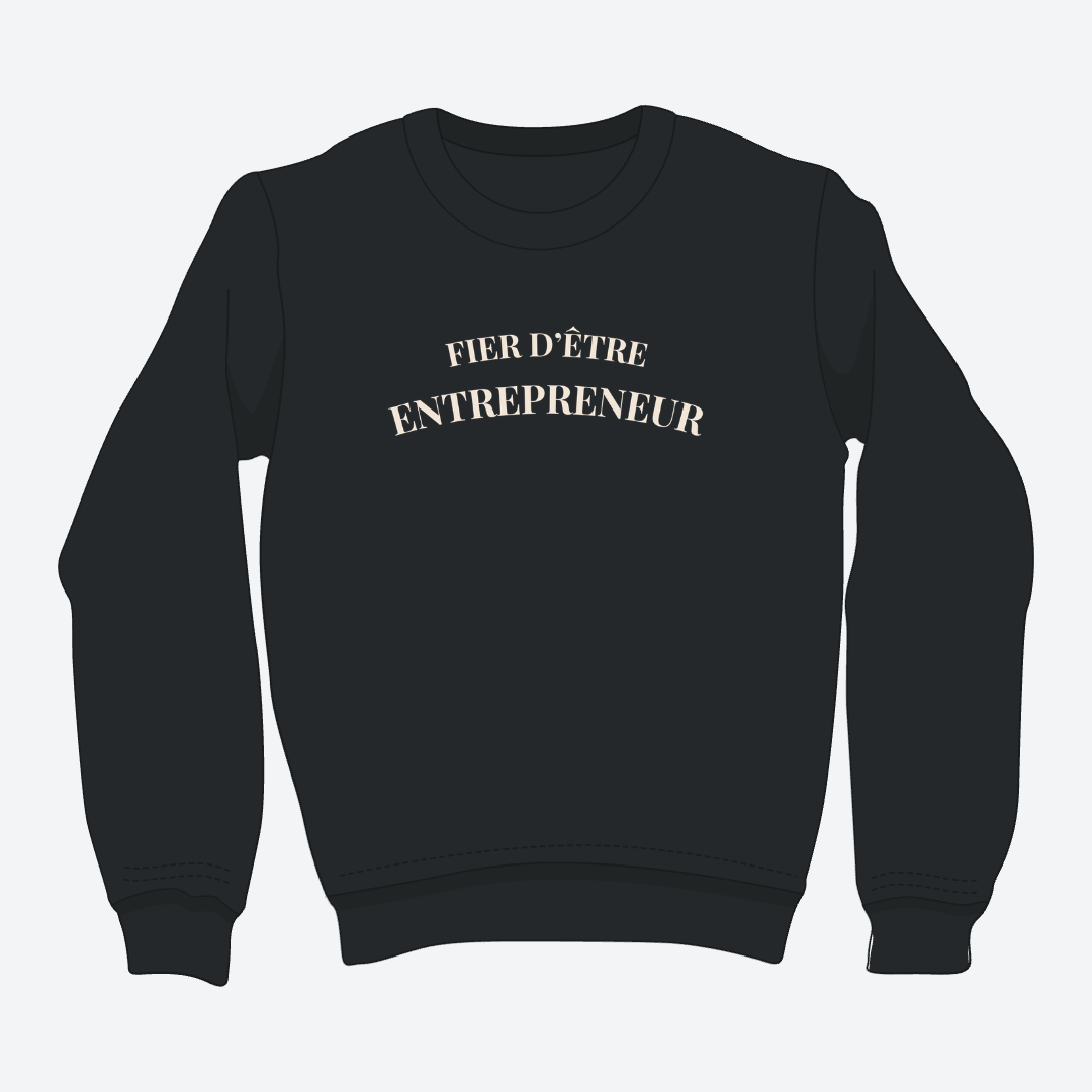 Crewneck - Entrepreneur - Minimaliste *formulation masculine*