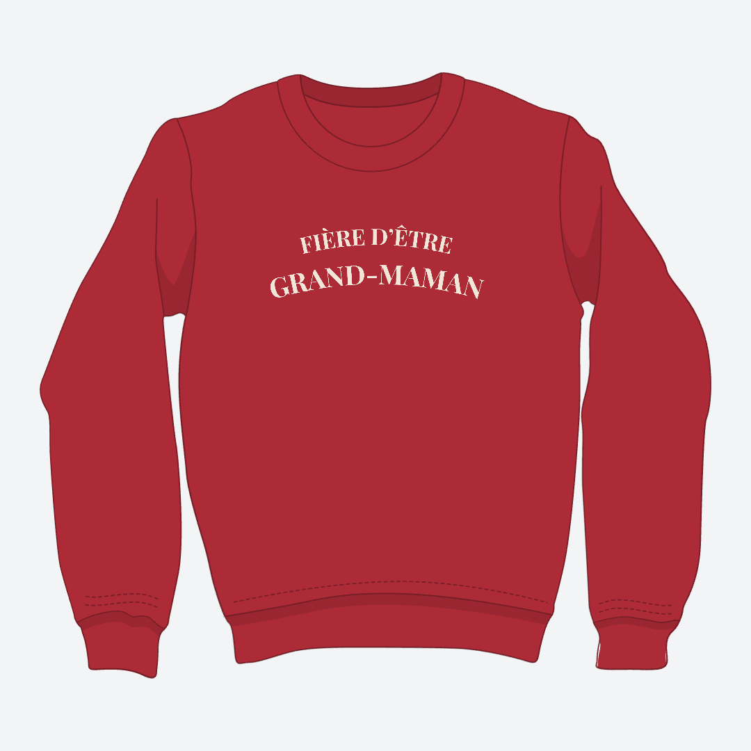 Crewneck - Grand-maman - Minimaliste *formulation féminine*