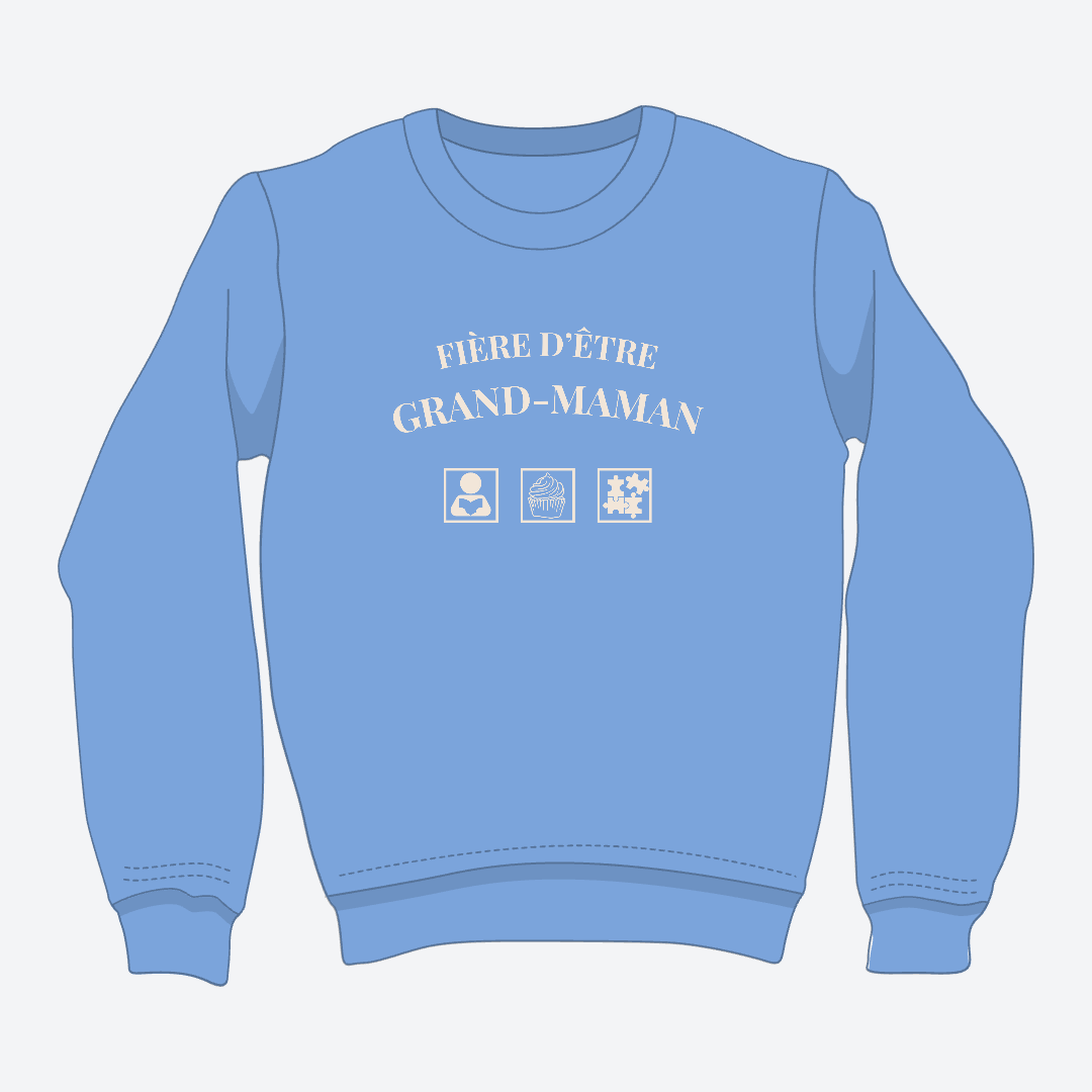 Crewneck - Grand-maman - Pictogrammes *formulation féminine*