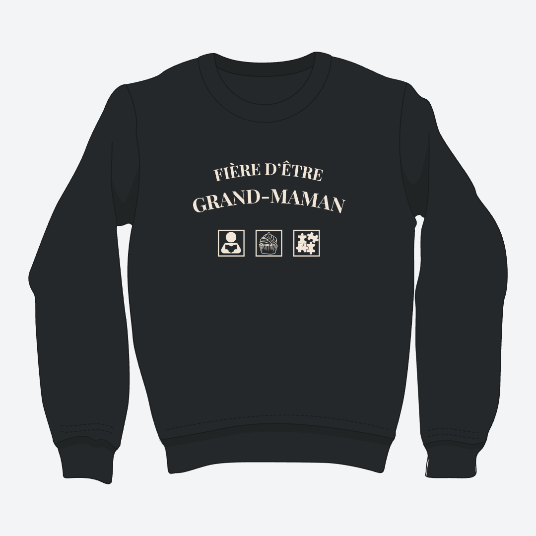 Crewneck - Grand-maman - Pictogrammes *formulation féminine*