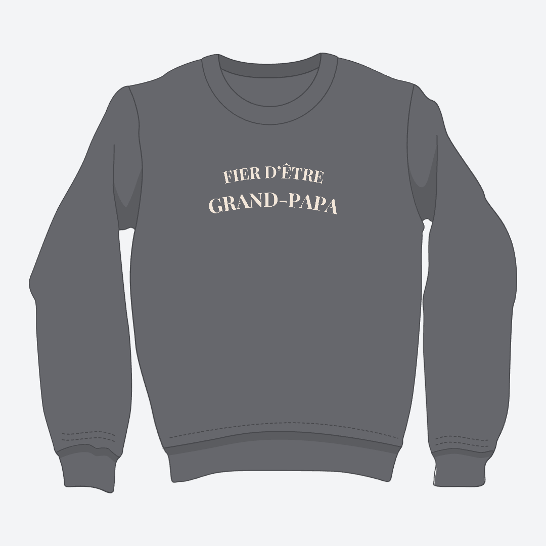 Crewneck - Grand-papa - Minimaliste *formulation masculine*