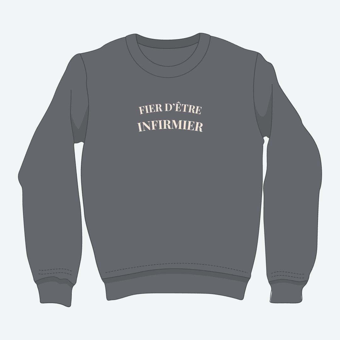 Crewneck - Infirmier - Minimaliste *formulation masculine*