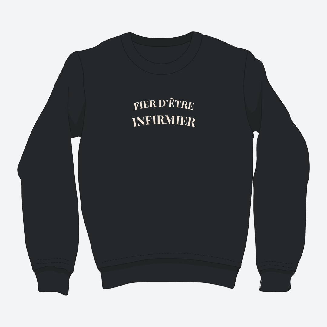 Crewneck - Infirmier - Minimaliste *formulation masculine*