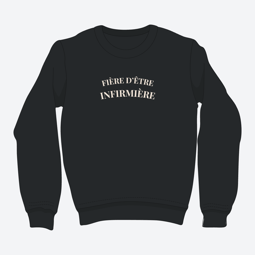 Crewneck - Infirmiere - Minimaliste *formulation féminine*