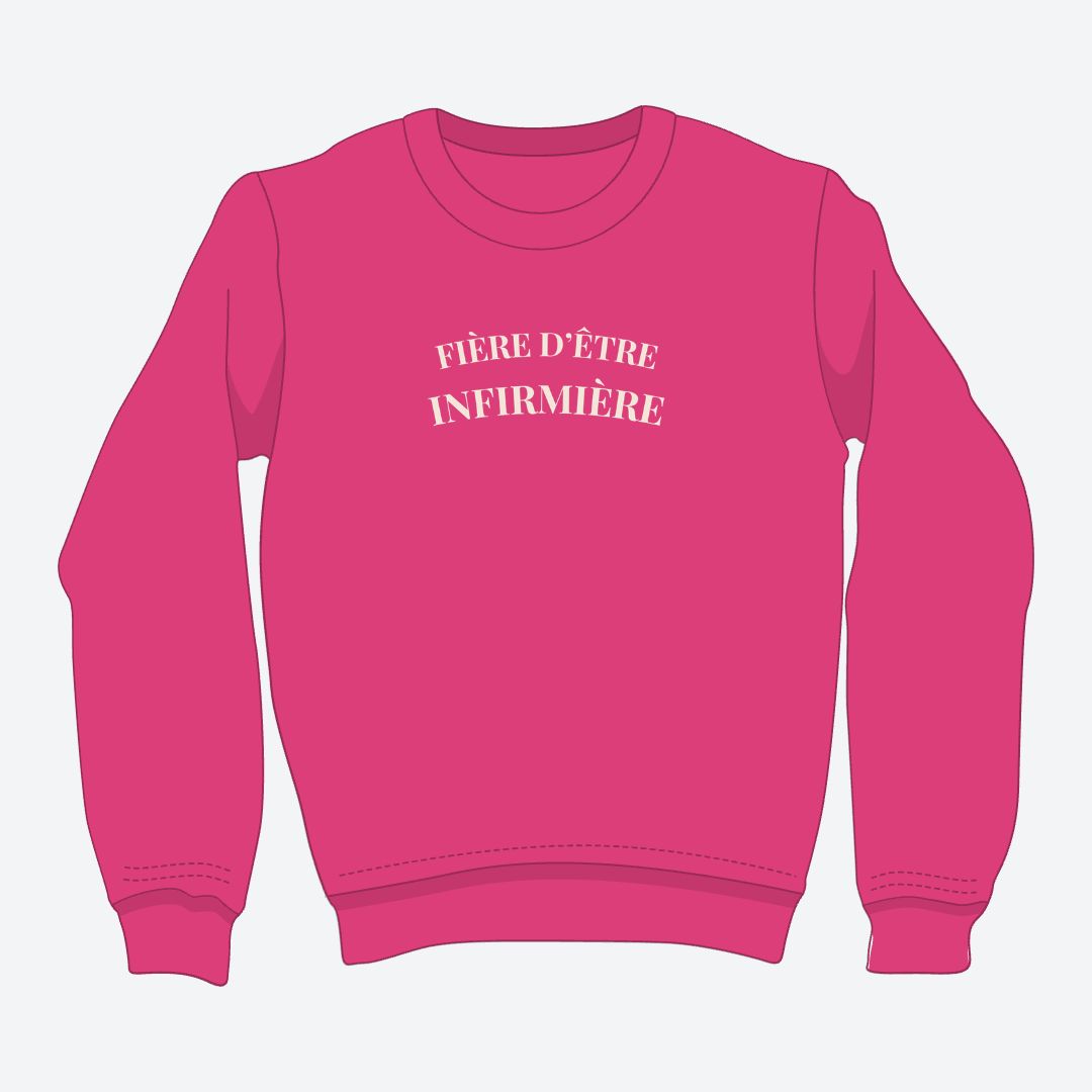 Crewneck - Infirmiere - Minimaliste *formulation féminine*